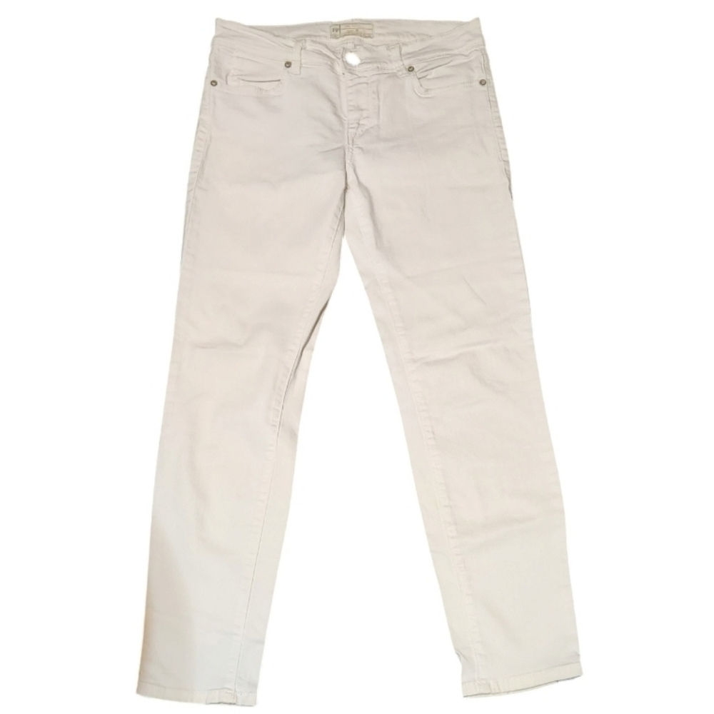 Free People White Denim Jeans